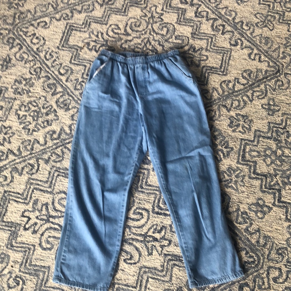 Elastic Baggy Jeans